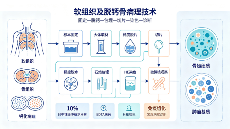 软组织及脱钙骨病理与不脱钙硬组织病理技术详细介绍(图1) 软组织及脱钙骨病理与不脱钙硬组织病理技术详细介绍(图1)